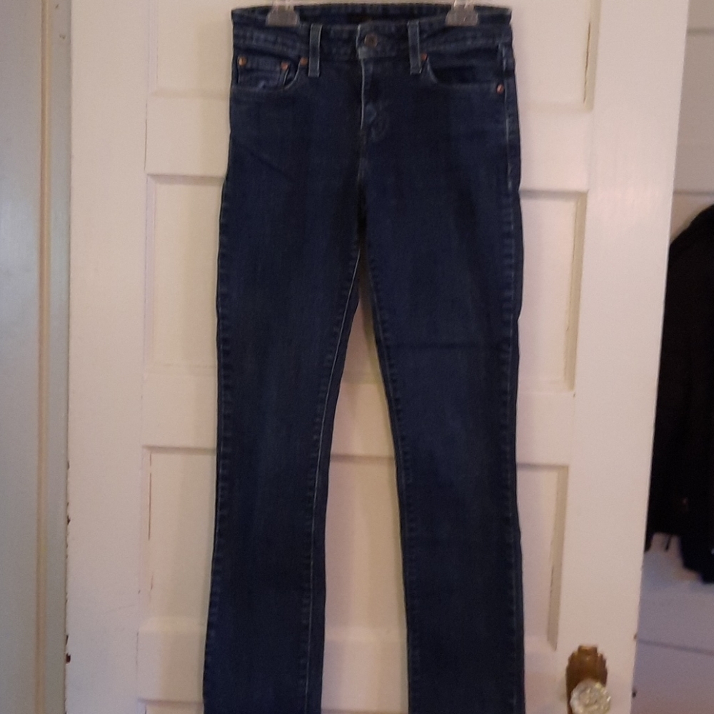 Levi's mid rise skinny jeans